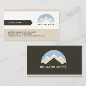 不動産仲介業者の専門の名刺 名刺 (正面/裏面)