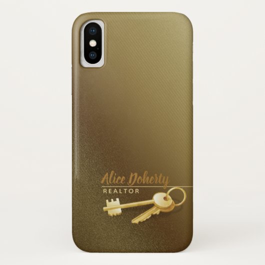 不動産仲介業者の鍵 Case-Mate iPhoneケース (裏面)