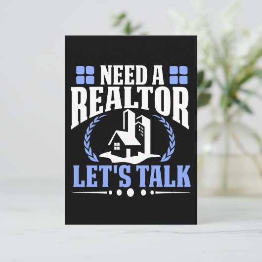 不動産仲介業者は？不動産代理店売実在りと話そう カード (スタンド正面)