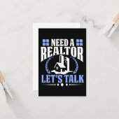 不動産仲介業者は?不動産代理店売実在りと話そう カード (正面/裏面インサイチュ)