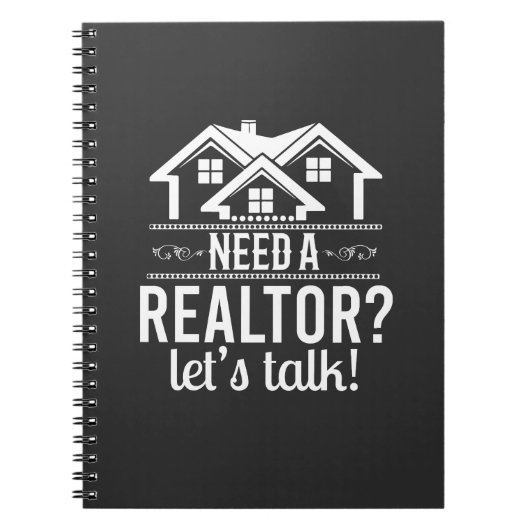 不動産仲介業者は?実在Estate Agentノートブック ノートブック (正面)