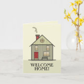 不動産仲介業者へようこそ新しいホームのお客様への感謝 カード (黄色い花)