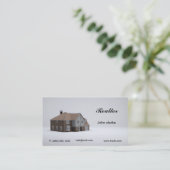 不動産仲介業者または貿易名刺 名刺 (スタンド正面)