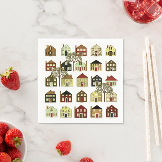 不動産仲介業者イベント スタンダードカクテルナプキン (インサイチュ)