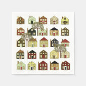 不動産仲介業者イベント スタンダードカクテルナプキン (正面)