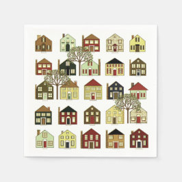 不動産仲介業者イベント スタンダードカクテルナプキン