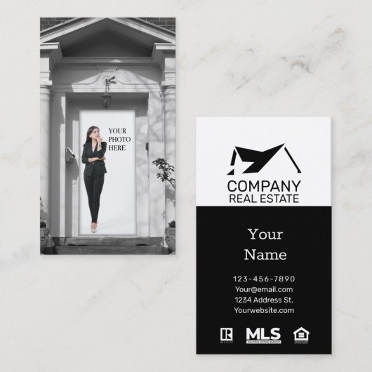 不動産仲介業者インザドア |カスタム名刺 名刺 (正面/裏面)