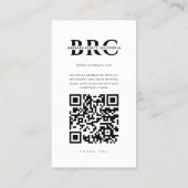 不動産仲介業者インモダンスタグラム実在エステートモノグラム 名刺 (裏面)