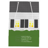 不動産仲介業者ウェルカムホームカワイニューホーム抱き枕 ミディアムペーパーバッグ (裏面)