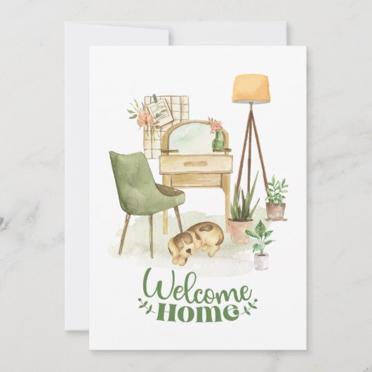 不動産仲介業者ウェルカムホームクライアント新しいホーム カード (正面)