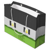 不動産仲介業者ウェルカムホームセルドサイン ラージペーパーバッグ (裏面アングル)