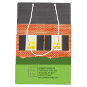 不動産仲介業者ウェルカムホームブリックニューホーム抱き枕 ミディアムペーパーバッグ (裏面)