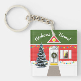 不動産仲介業者ウェルカムホームホリデーニューホームキーチェーン キーホルダー
