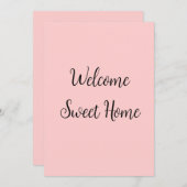 不動産仲介業者ウェルカムホーム引っ越し祝いパーティー名前の追加te シーズンカード (正面/裏面)