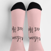 不動産仲介業者ウェルカムホーム引っ越し祝いパーティー名前の追加te ソックス (上部)