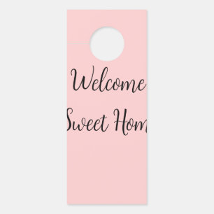 不動産仲介業者ウェルカムホーム引っ越し祝いパーティー名前の追加te ドアノブサイン