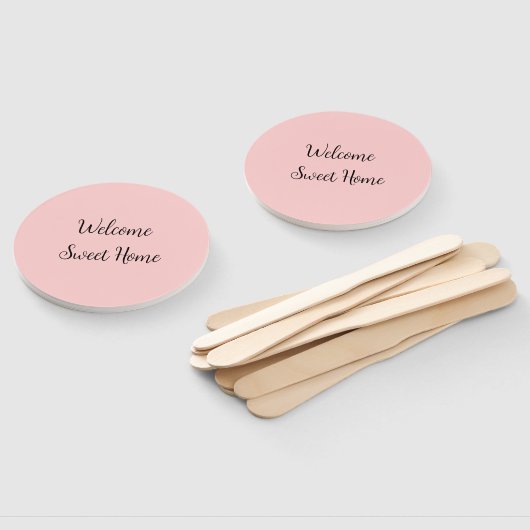 不動産仲介業者ウェルカムホーム引っ越し祝いパーティー名前の追加te ハンドファン (組立なし)