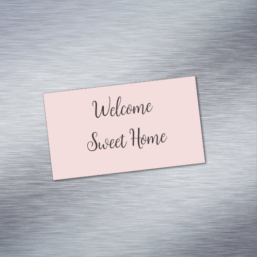 不動産仲介業者ウェルカムホーム引っ越し祝いパーティー名前の追加te マグネット名刺 (インサイチュ)