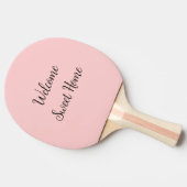 不動産仲介業者ウェルカムホーム引っ越し祝いパーティー名前の追加te 卓球ラケット (横)