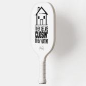 不動産仲介業者エステートエージェントブラグガパーソナライズされたグ ピックルボールラケット (左)