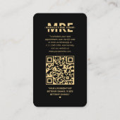 不動産仲介業者エレガントIG黒モダン実在不動産業者 名刺 (裏面)