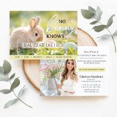 不動産仲介業者エージェント実在春エステートイースターポストカード カード