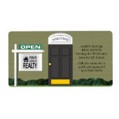 不動産仲介業者オープンハウスウッドサイングレーハウス ラベル (正面)