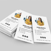 不動産仲介業者カスタムの写真ロゴの名刺を追加 名刺