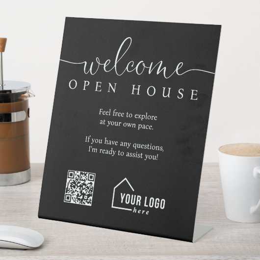 不動産仲介業者カスタムウェルカムオープンハウス 台座サイン (インサイチュ)