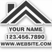 不動産仲介業者カスタムエテ実在ート名車トラックSUVヴィニー シール (正面)