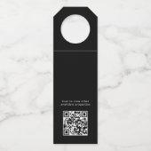 不動産仲介業者カスタムオープンハウスボトルラベル ボトルネックタグ (裏面)