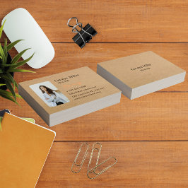 不動産仲介業者カスタムフォト&金ゴールド鍵クラフト 名刺