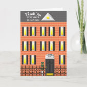 不動産仲介業者キュートタウンハウスオアコンドサンキューカード サンキューカード (正面)