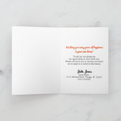 不動産仲介業者キュートタウンハウスオアコンドサンキューカード サンキューカード (内部)