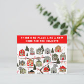 不動産仲介業者クリスマスホリデーカード ポストカード (スタンド正面)