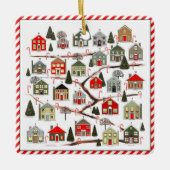 不動産仲介業者クリスマスホリデーギフト セラミックオーナメント (正面)