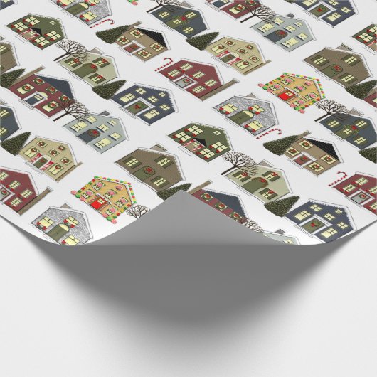 不動産仲介業者クリスマスホリデーギフト ラッピングペーパー (角)