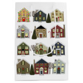 不動産仲介業者クリスマス ミディアムペーパーバッグ (裏面)