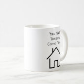 不動産仲介業者サンキューギフトパーソナライズされた コーヒーマグカップ (正面右)