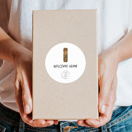 不動産仲介業者ニューホームオフィッシュ引っ越し祝いパーティー ラウンドシール