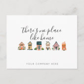 不動産仲介業者ニューホームオーナーマーケティング実在エステート ポストカード (正面)