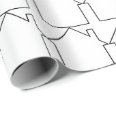 不動産仲介業者ハウスロゴ ラッピングペーパー (ロールコーナー)