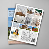 不動産仲介業者ハウス一覧フォトQRコードテンプレート