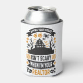 不動産仲介業者ハロウィン実在- Estate Agent Broker 缶クーラー (缶正面)