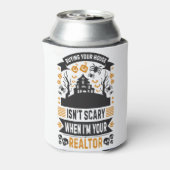 不動産仲介業者ハロウィン実在- Estate Agent Broker 缶クーラー (缶裏面)