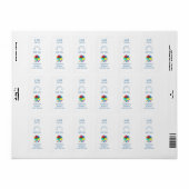 不動産仲介業者パーソナライズされたハンドサニタイザハウス ラベル (フルシート)