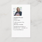 不動産仲介業者ブリックタウンハウスフォト名刺 名刺 (裏面)