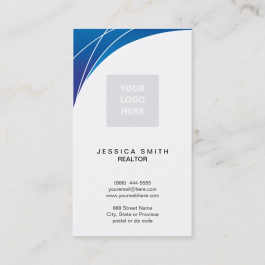 不動産仲介業者ブルースウッシュ名刺 名刺 (裏面)