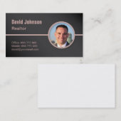 不動産仲介業者プロフェッショナルフォト名刺 名刺 (正面/裏面)