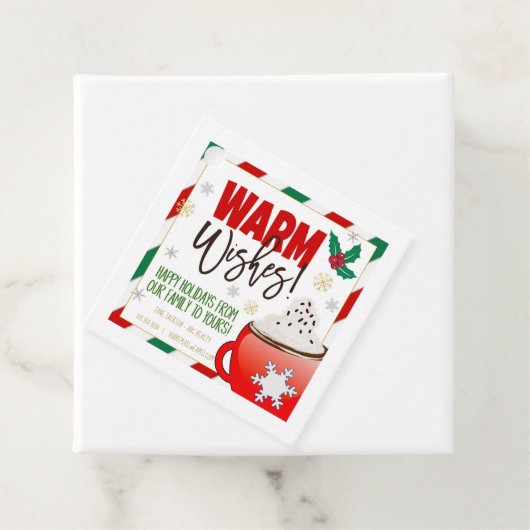 不動産仲介業者ホットチョコポップ・アートのコレートバイギフトラベル フェイバータグ (インサイチュ)